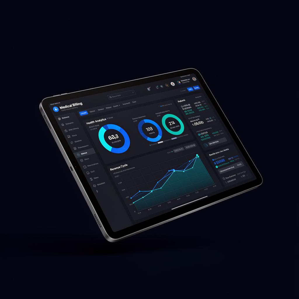 AI-powered medical technology dashboard